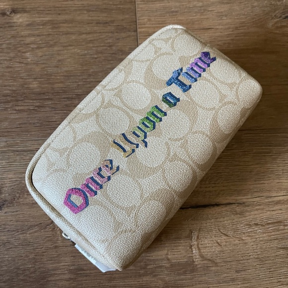 COACH-NWT Disney Cosmetics Bag-“Once Upon A Time” - Picture 7 of 13